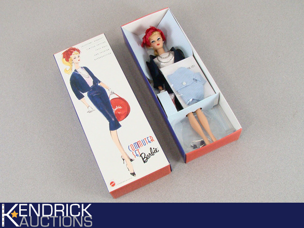 lot 4 image: NRFB Mint in Box Collectors Request Limited Edition Commuter Set Barbie