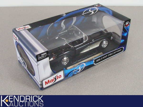 lot 34 image: NIB 118 Maisto 1957 Chevrolet Corvette