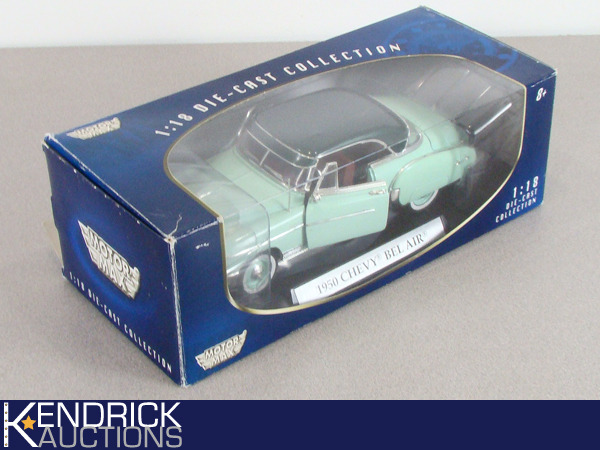 lot 48 image: NIB 118 Motor Max 1950 Chevy Bel Air