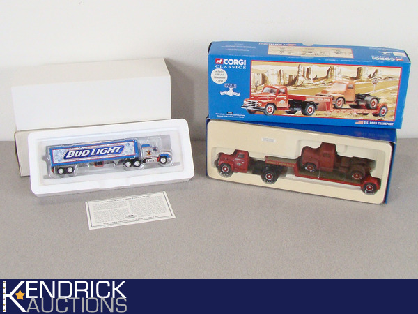 lot 54 image: Mint in Box Matchbox Collectibles, and Corgi Classics Die Cast Trucks