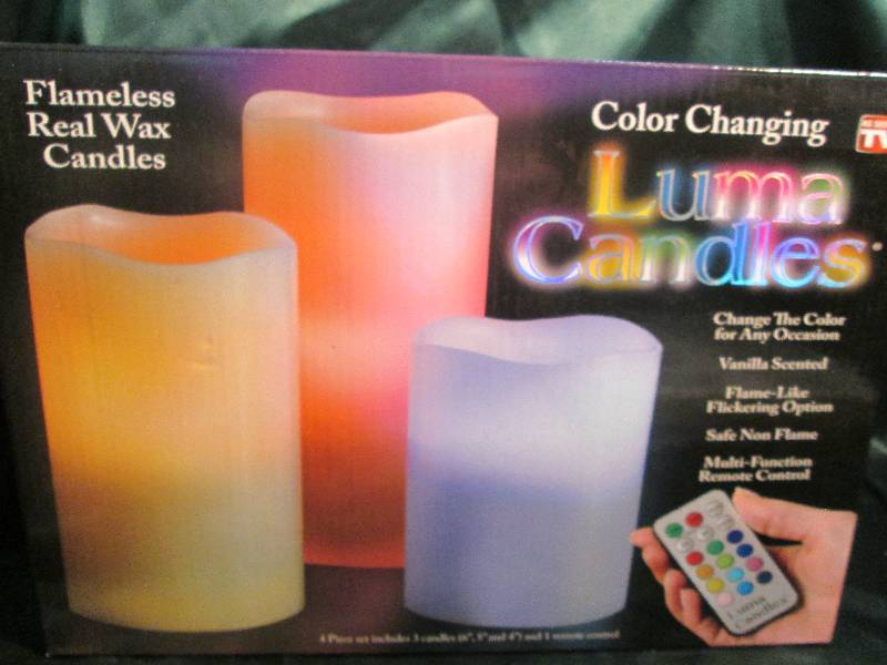 Color Changing Luma Candles...