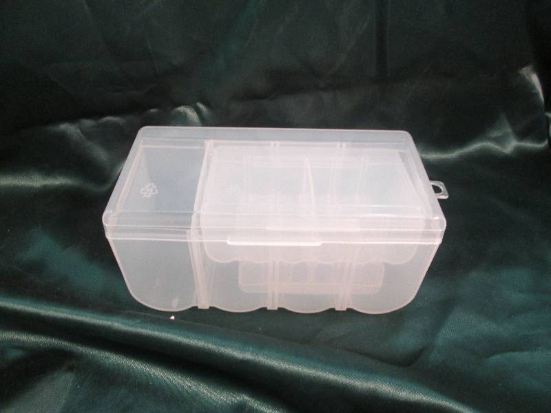 3 Small Clear Closing Containers...