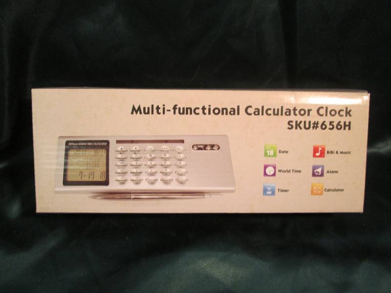 Multi Functional Calculator Clock...