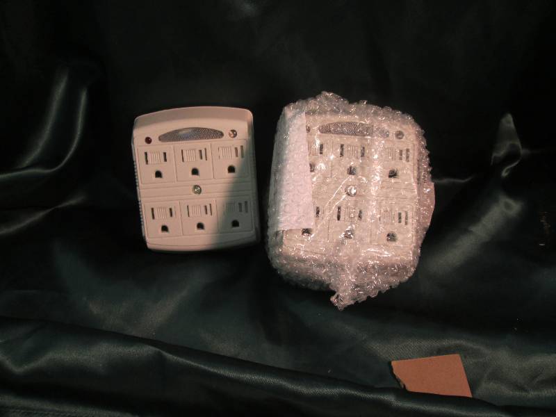 6 outlet grounded wall tap ...