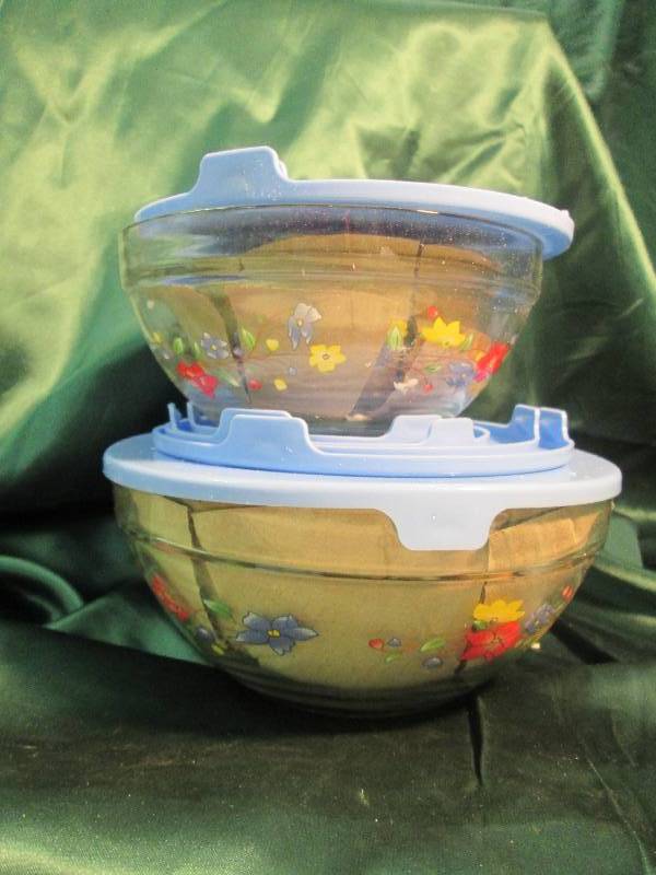 8 Pc. Set Clear Glass Containers ...