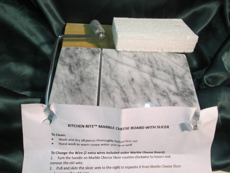 Kitchen Rite Marble Cheese Board & ...