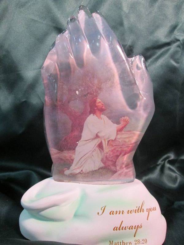 Praying Hands Illuminated Table Top...