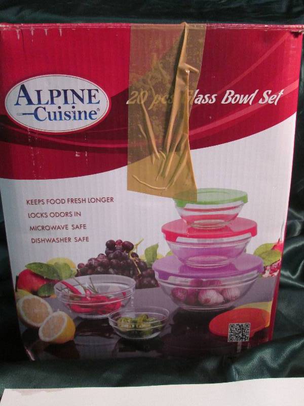 Alpine Cuisine 20 Pc. Glass Bowl Se...
