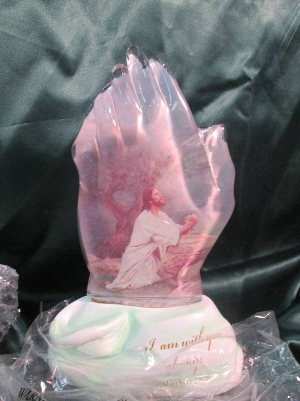 Praying Hands Illuminated Table Top...