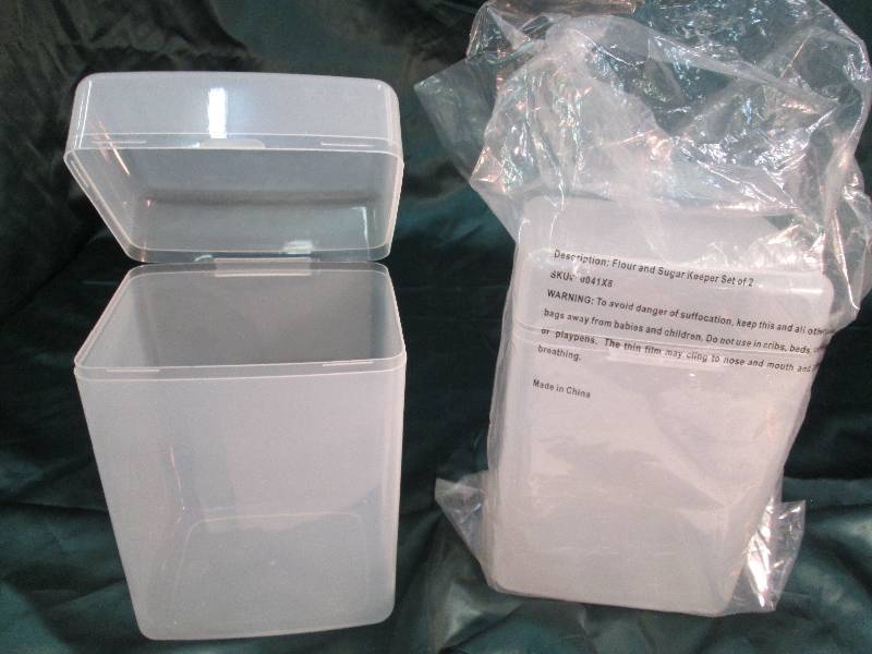 Flour Sugar Keepers 2 Pc. Set...