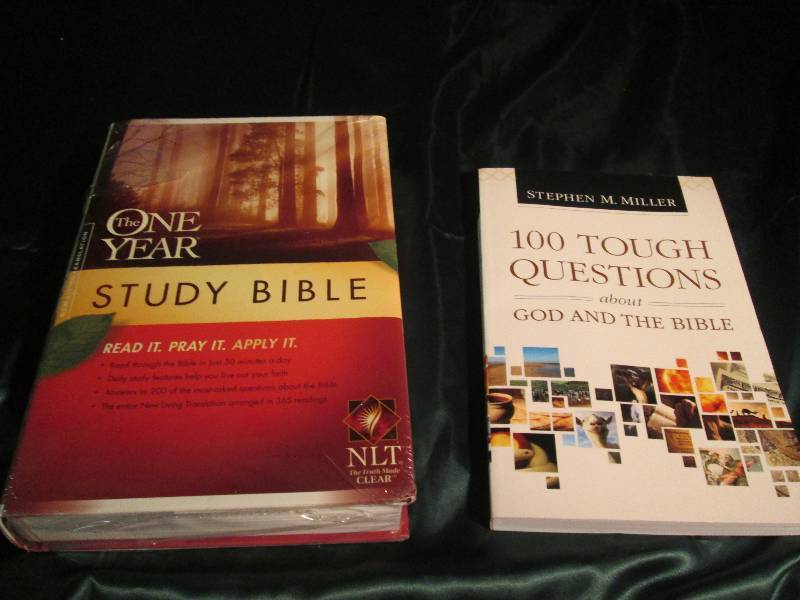 The One Year Study Bible, 100 Tough...