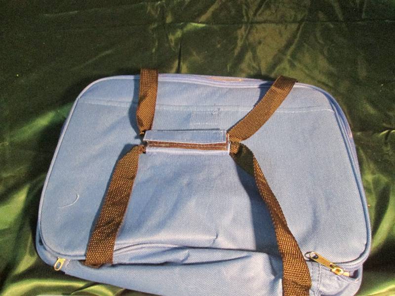 Blue Zip Up Lunch Bag, Insulated Ke...