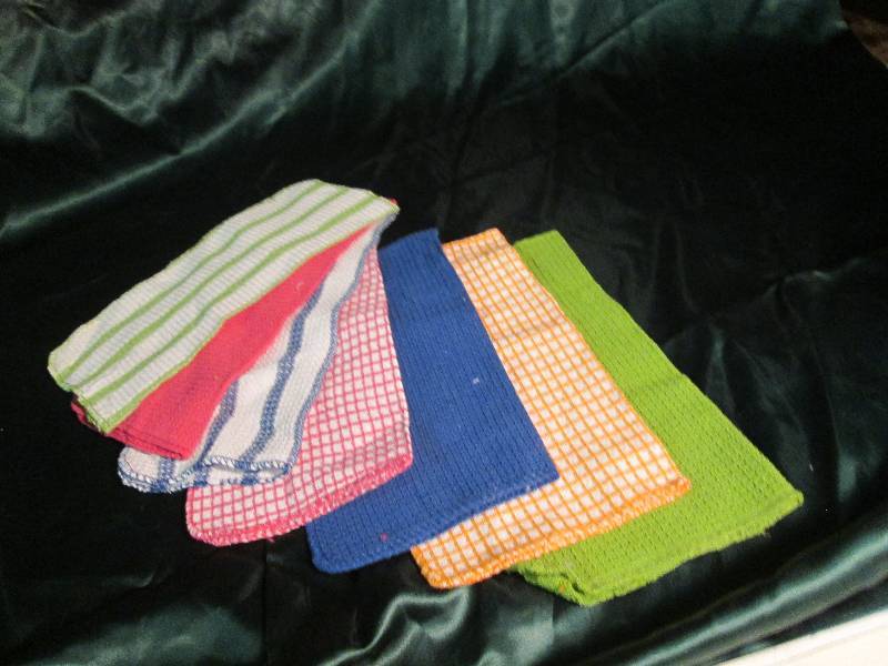 Hand Wash Towels Multicolored 7 Pc....