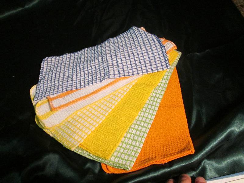 Hand Wash Towels Multicolored 7 Pc....