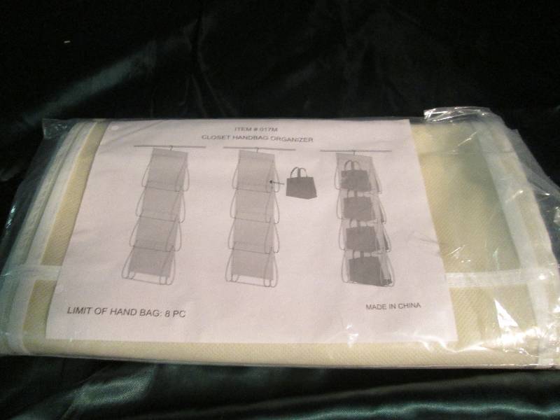 Closet Handbag Organizer, 8 Holder ...