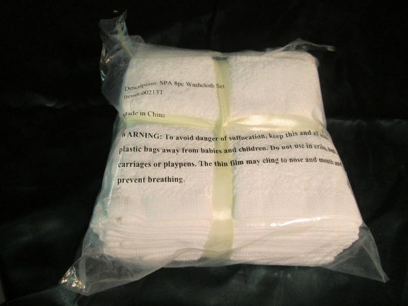 Spa 8 Pc. Washcloth Set...