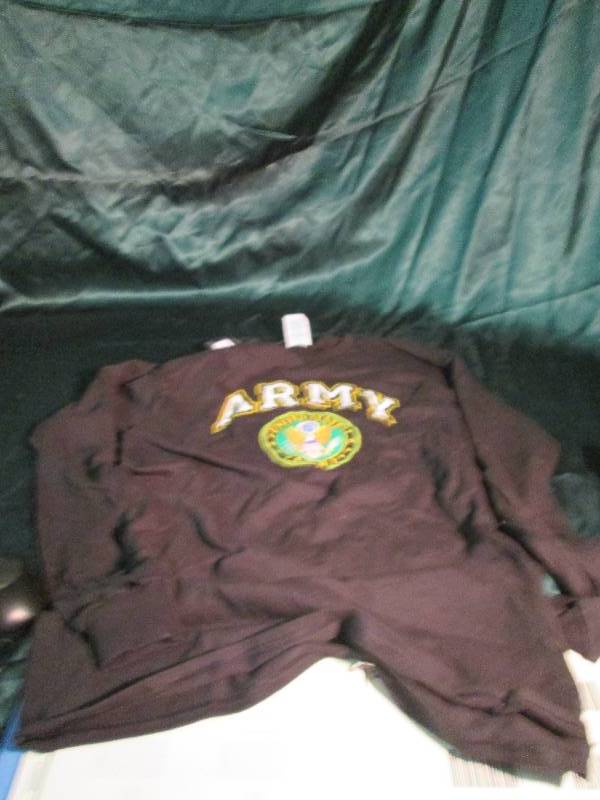 Black Long Sleeve Army Shirt...