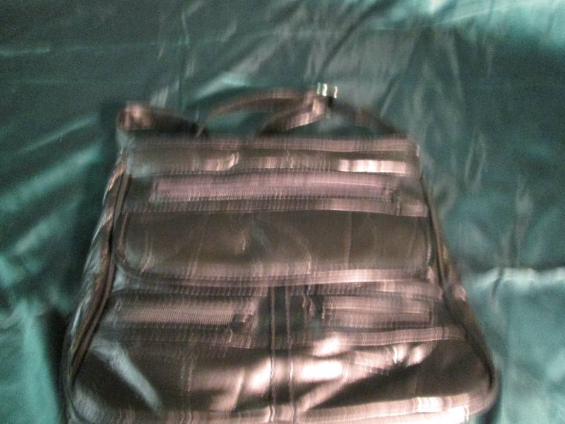 Black Leather Hand Bag...