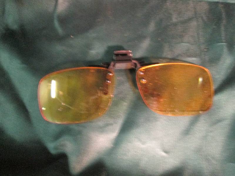 Light Yellow Tint Clip- On Sunglass...
