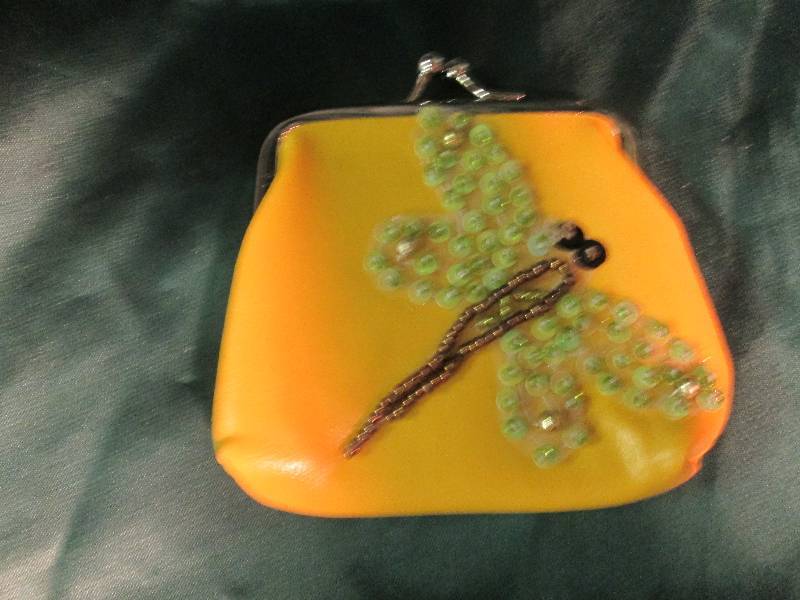 Womens Snap Together Coin Purse Yel...
