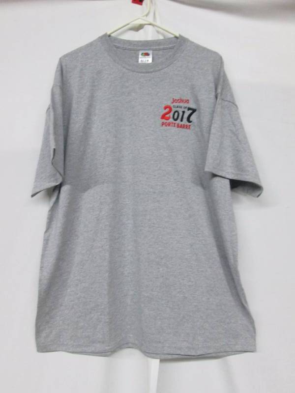 Grey Personalized Graduation T-Shirt