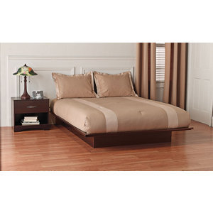 South Shore Full Platform Bed - Dark Chocolate