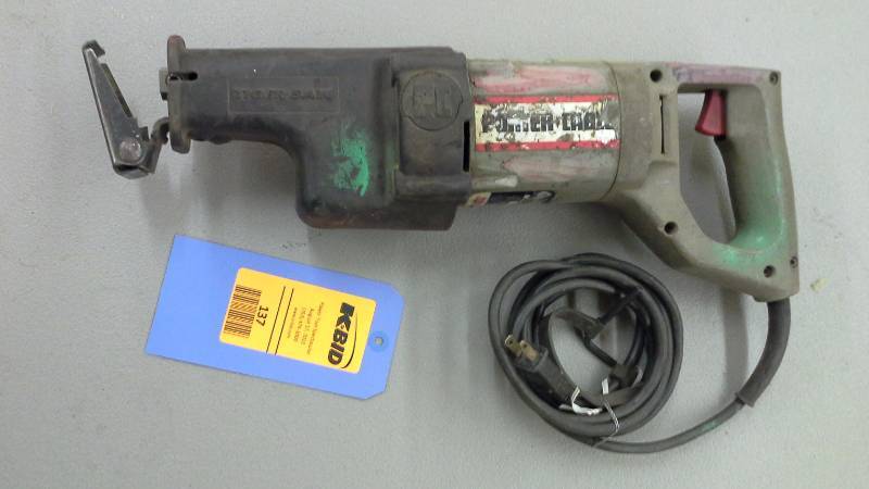 lot 137 image: Porter Cable Reciprocating Saw (1)