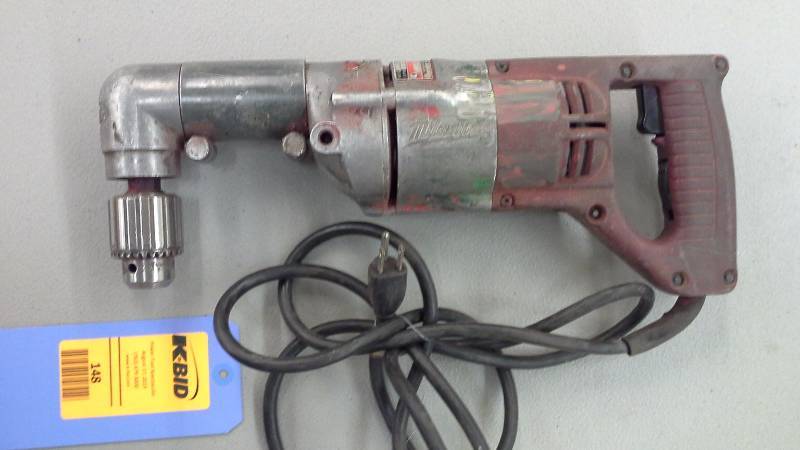 lot 148 image: Milwaukee Right-Angle Drill (1)