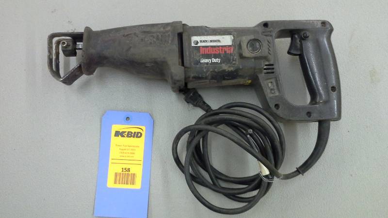 lot 158 image: Black & Decker Reciprocating Saw (1)