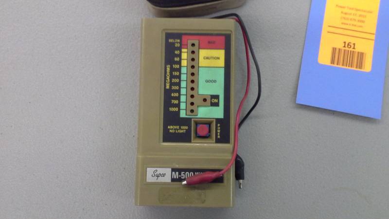 lot 161 image: Supco M-500 Meohmmeter (Untested) (1)
