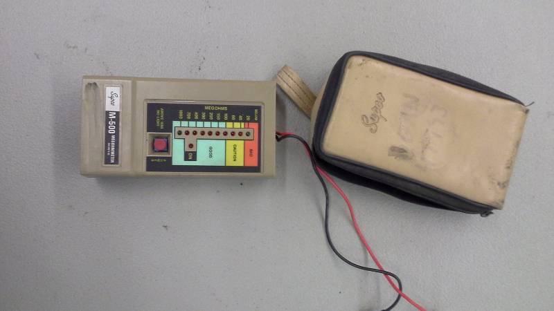 lot 162 image: Supco M-500 Meohmmeter (Untested) (1)