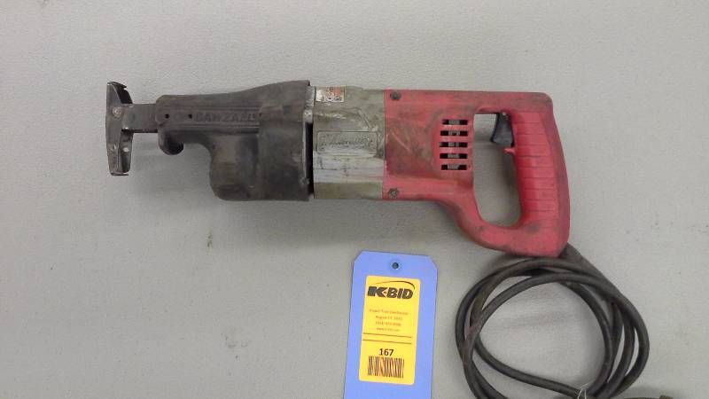 lot 167 image: Milwaukee Sawzall Reciprocating Saw (1)