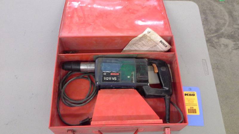lot 239 image: Bosch 11211VS Hammer Drill (1)