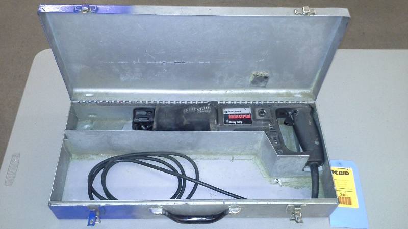 lot 240 image: Black & Decker Reciprocating Saw (1)