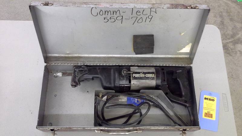 lot 247 image: Porter Cable Reciprocating Saw (1)