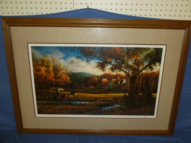 lot 4 image: Terry Redlin Print