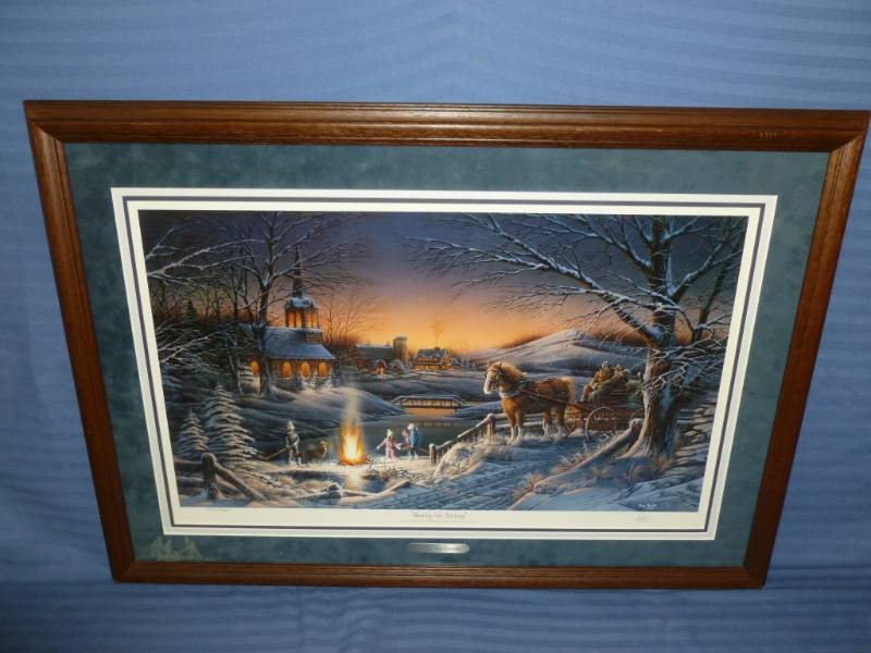 lot 6 image: Terry Redlin Print