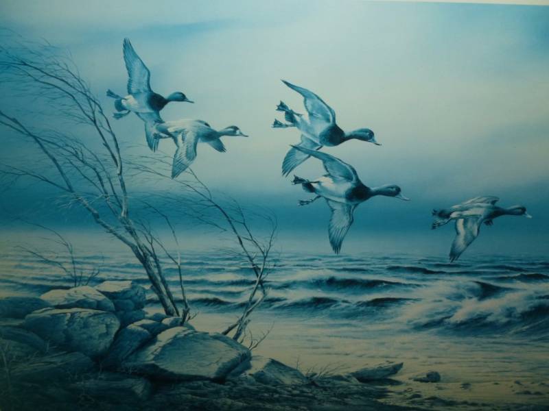 lot 8 image: Terry Redlin Print