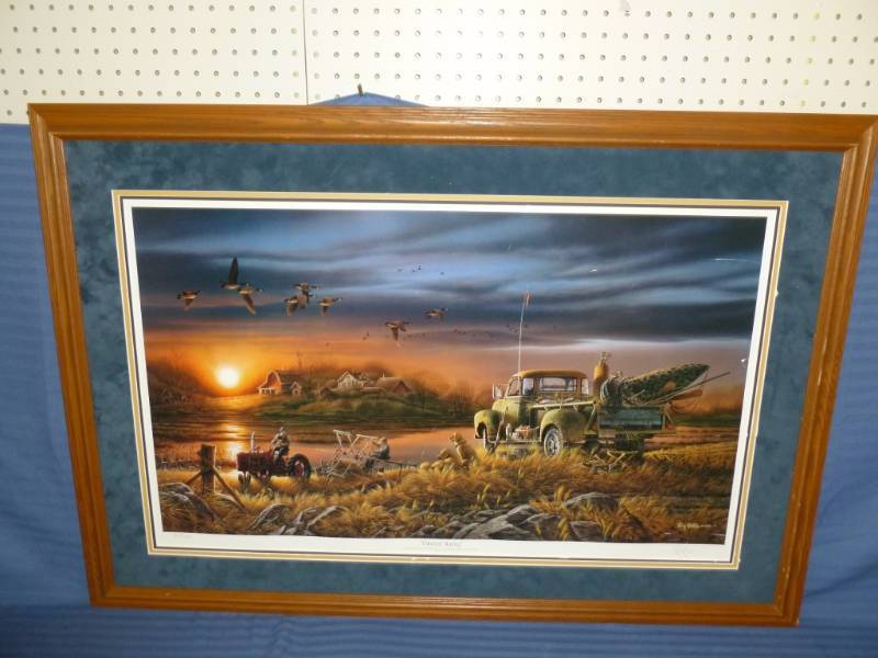 lot 9 image: Terry Redlin Print