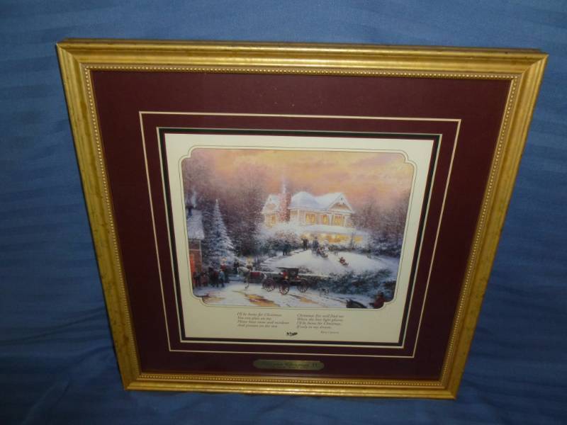 lot 32 image: Thomas Kinkade Print