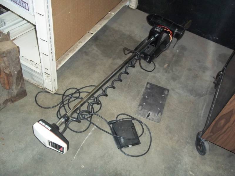 1988 12v Min Kota Power Drive 36 lbs bow mount trolling motor, consignor states works