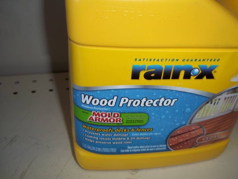 New Rainx Water Sealer Cedar
