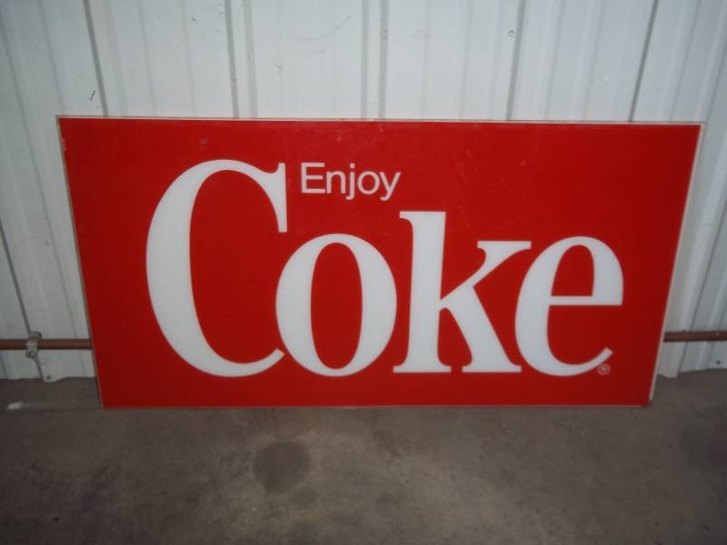 Enjoy Coke sign 24 x45