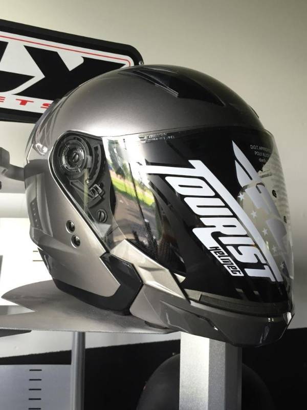 New Fly Tourist Motorcycle Helmet - Platinum Package w extras