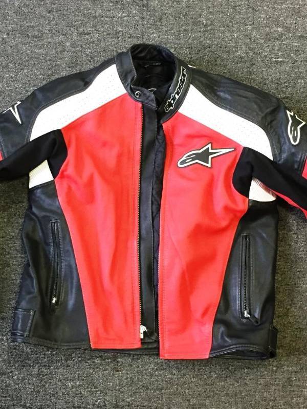 AlpineStars Leather Motorcycle Racing Jacket