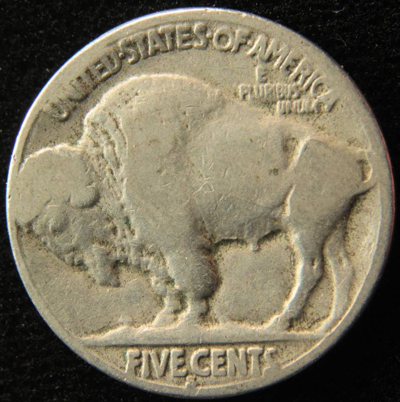 1927 S BUFFALO NICKEL VG