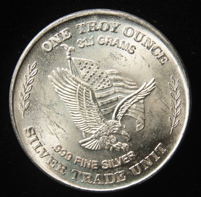 1 TROY Oz. .999 FINE SILVER ROUND 1981 US ASSAY OFFICE