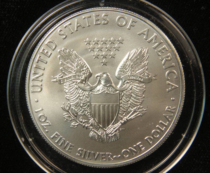 2015 AMERICAN SILVER EAGLE 1 TROY OZ. .999 FINE SILVER DOLLAR IN AIRTIGHT CAPSULE