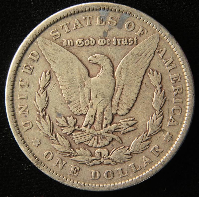 1889 MORGAN SILVER DOLLAR FINE