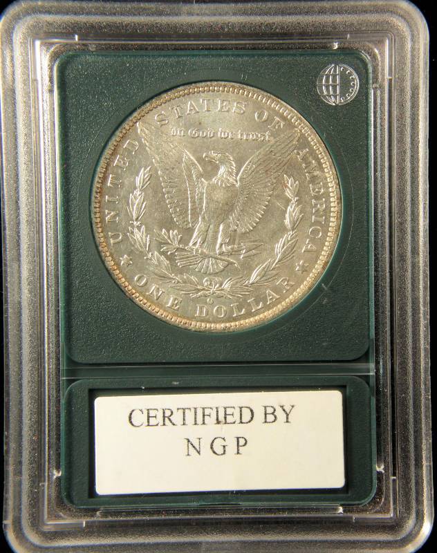 1882 O MORGAN SILVER DOLLAR UNC